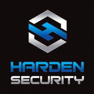 Harden Security Logo STACKED REV