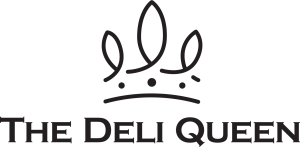 The Deli Queen Logo STACKED Black