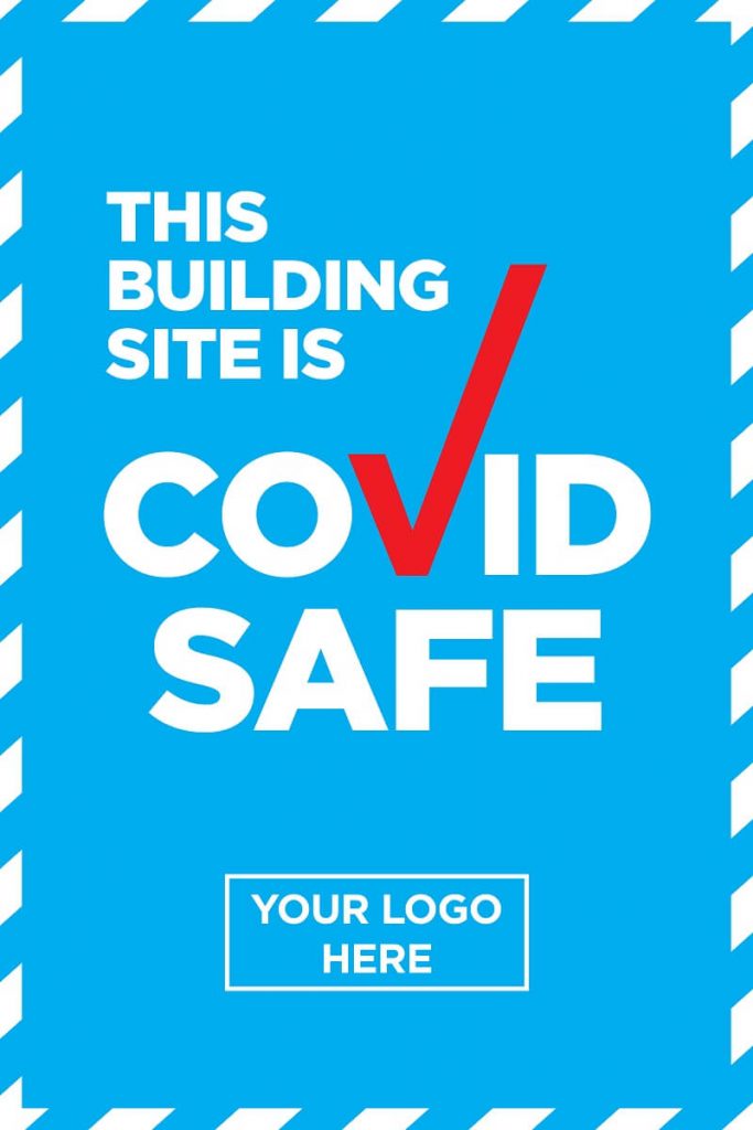 Covid Safe Site Sign - 600x900